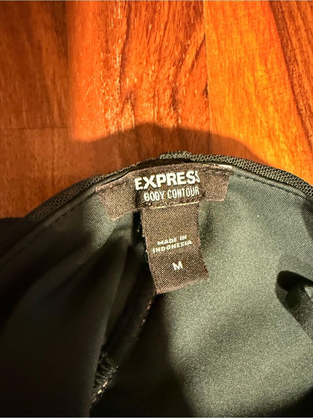 Express Olive Strapless Ruched Two-Piece Set - Picture 4 of 7